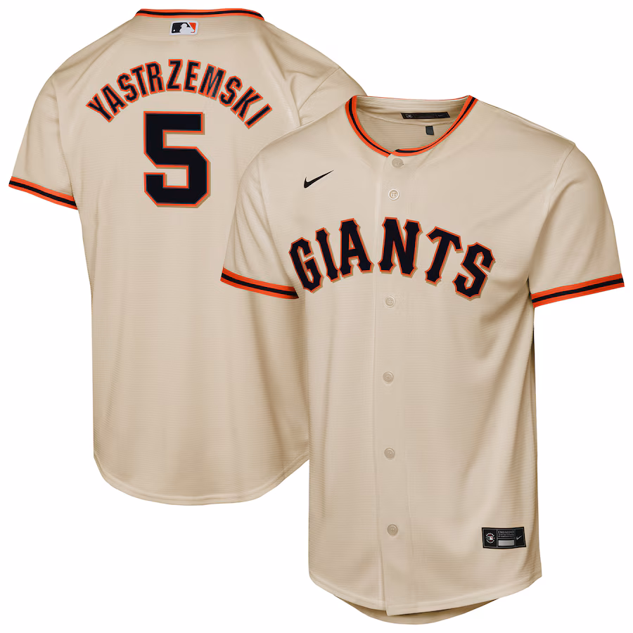 Youth San Francisco Giants Mike Yastrzemski Nike Cream Home Replica Player Jersey - Puhuasuan