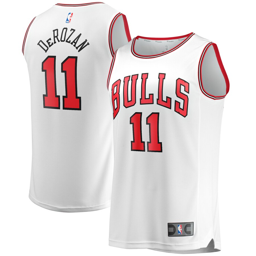 Youth Chicago Bulls DeMar DeRozan Fanatics White Fast Break Replica Jersey - Association Edition - Puhuasuan