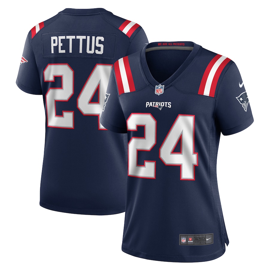 Women's New England Patriots Dell Pettus Nike Navy Game Jersey - Puhuasuan