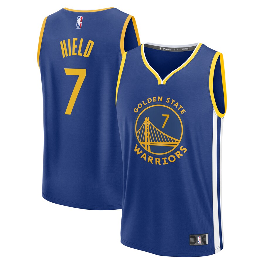 Men's Golden State Warriors Buddy Hield Fanatics Royal Fast Break Replica Player Jersey - Icon Edition - Puhuasuan