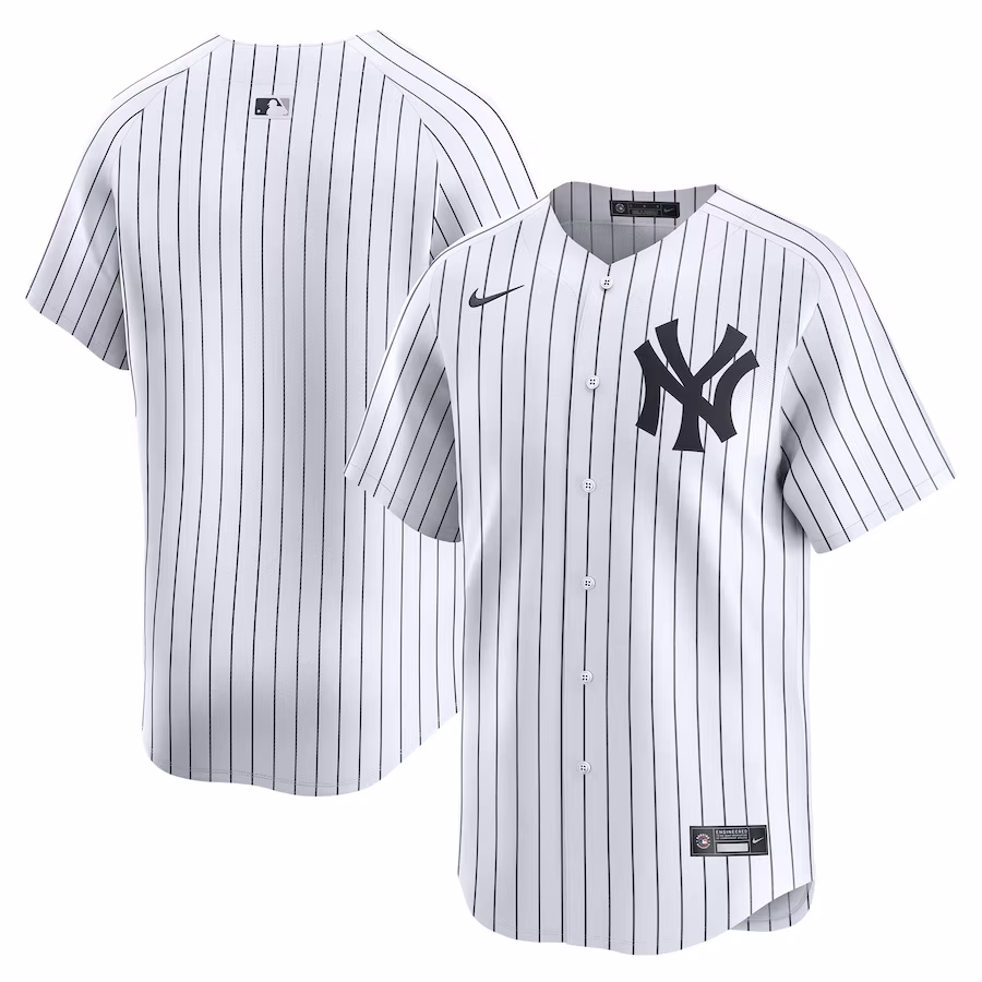 Men's New York Yankees Nike White Home Limited Jersey - Puhuasuan