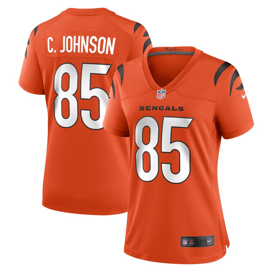 Women's Cincinnati Bengals Chad Johnson Nike Orange Retired Game Jersey - Puhuasuan