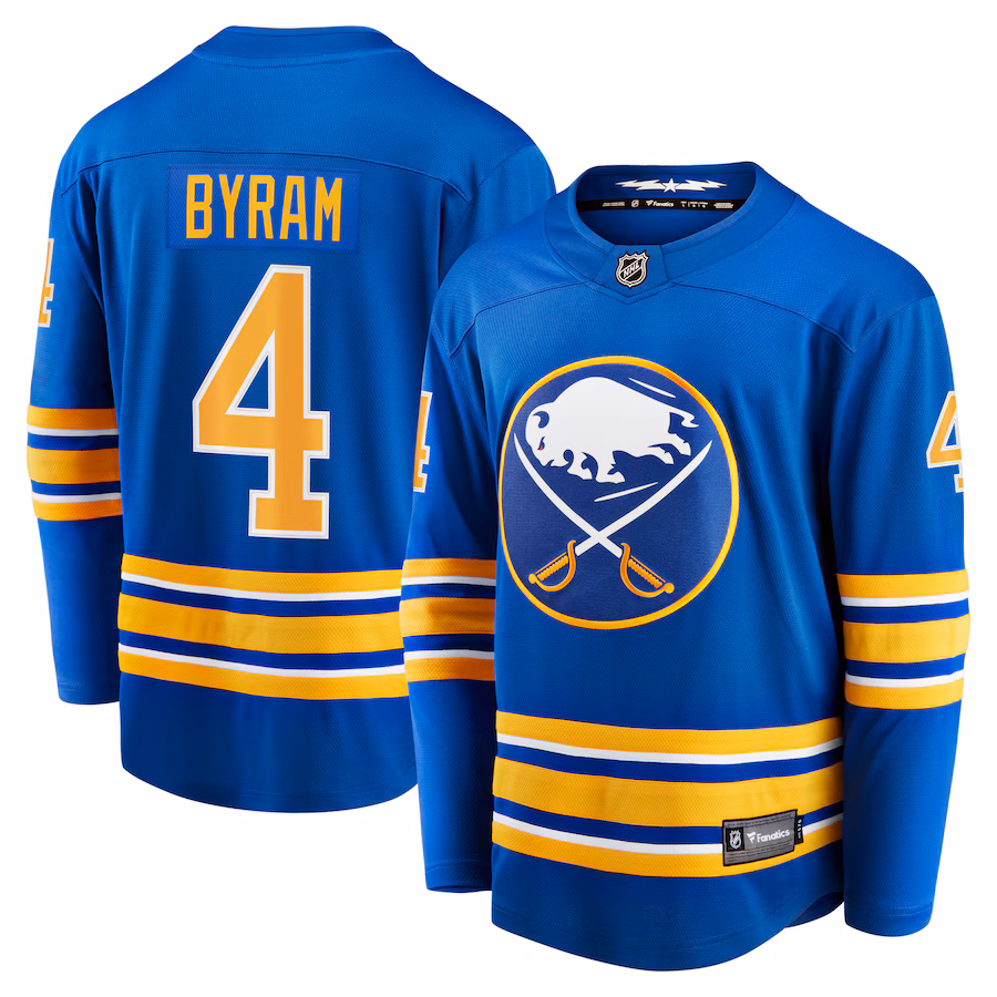 Men's Buffalo Sabres Bowen Byram Fanatics Royal Home Breakaway Jersey - Puhuasuan
