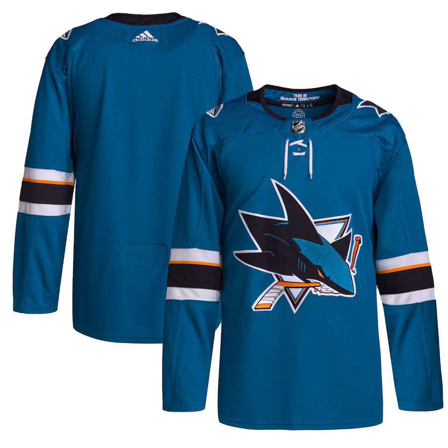 Men's San Jose Sharks adidas Teal 2021/22 Home Primegreen Authentic Jersey - Puhuasuan