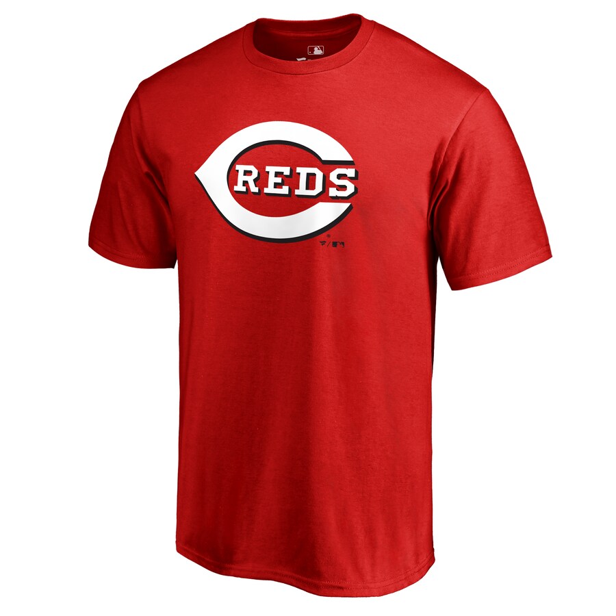 Men's Cincinnati Reds Red Team Wordmark T-Shirt - Puhuasuan