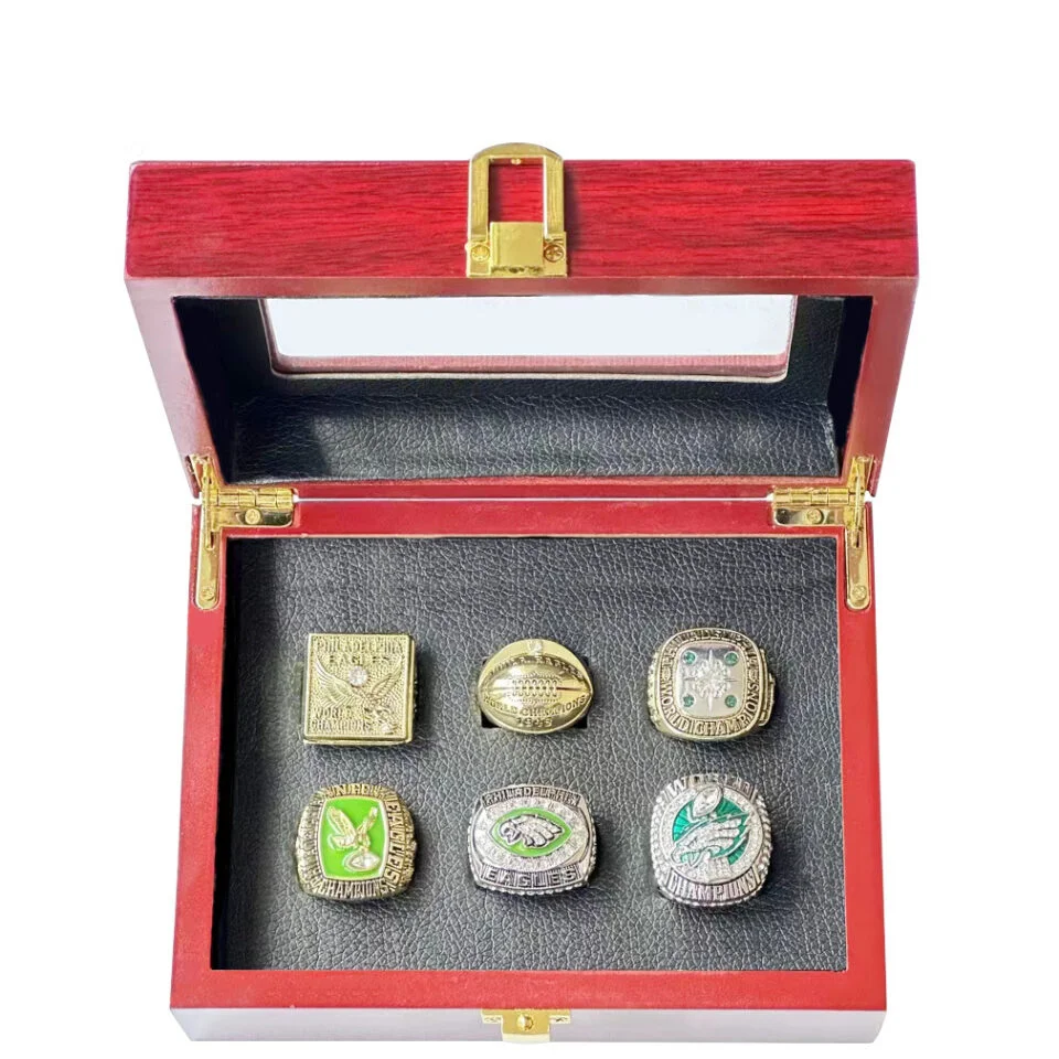 Philadelphia Eagles Super Bowl 6 Ring Championship Collection - Puhuasuan