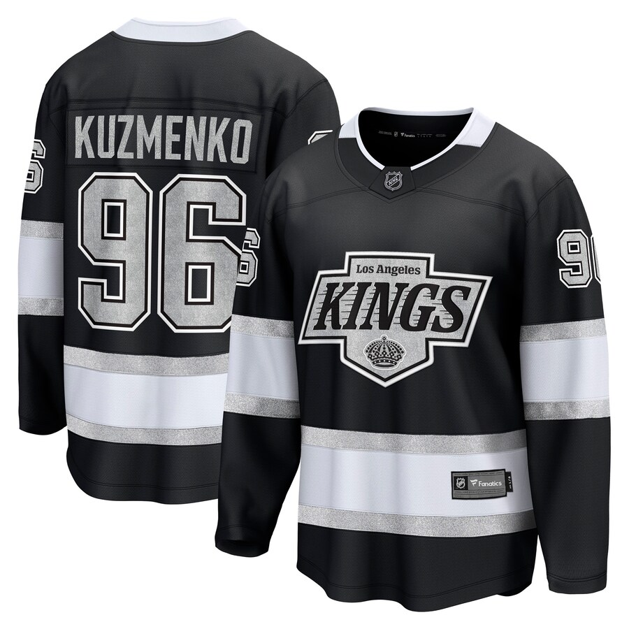 Men's Los Angeles Kings Andrei Kuzmenko Fanatics Black Home Breakaway Jersey - Puhuasuan
