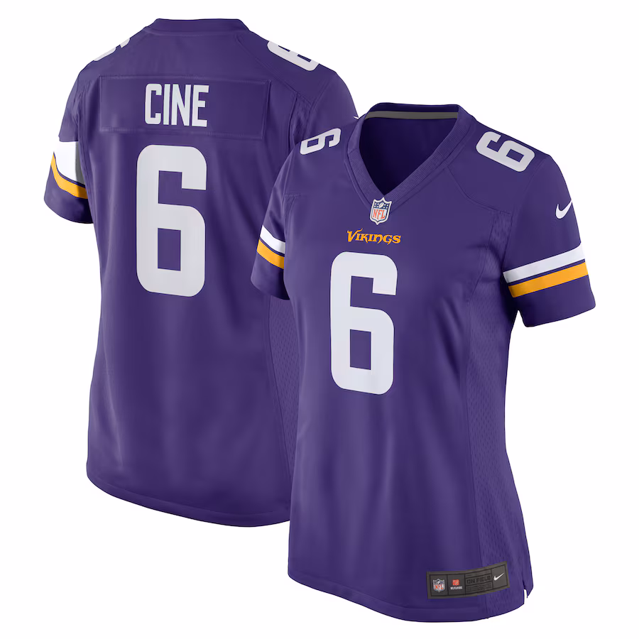 Women's Minnesota Vikings Lewis Cine Nike Purple Game Player Jersey - Puhuasuan