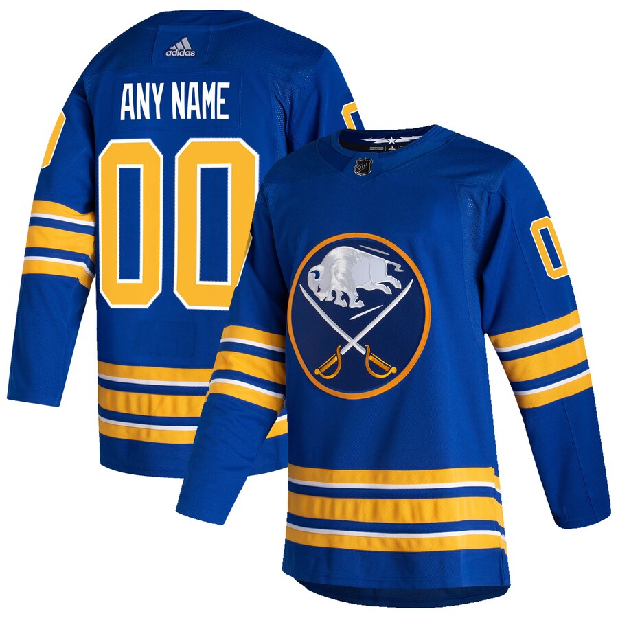 Men's Buffalo Sabres adidas Royal 2020/21 Home Authentic Custom Jersey - Puhuasuan