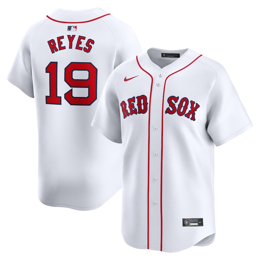 Men's Boston Red Sox Pablo Reyes Nike White Home Limited Player Jersey - Puhuasuan
