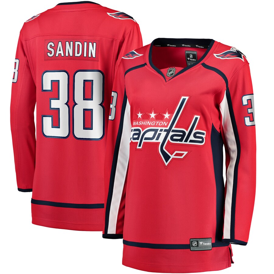 Women's Washington Capitals Rasmus Sandin Fanatics Branded Red Home Breakaway Jersey - Puhuasuan