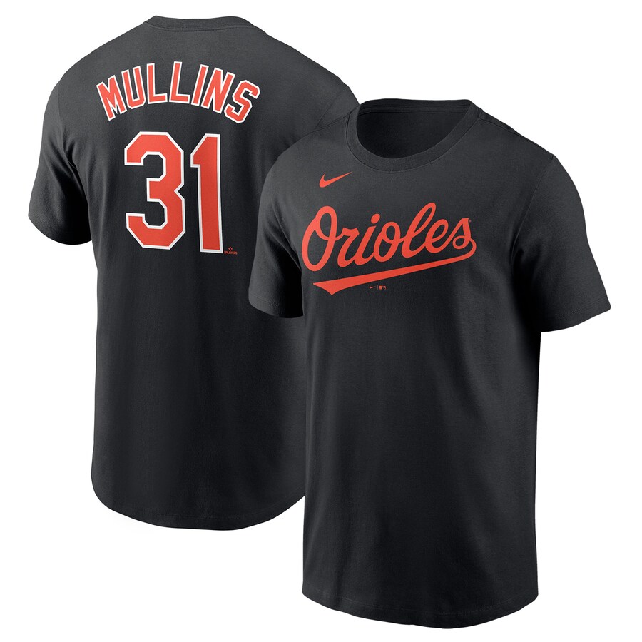 Men's Baltimore Orioles Cedric Mullins Nike Black Player Name & Number T-Shirt - Puhuasuan