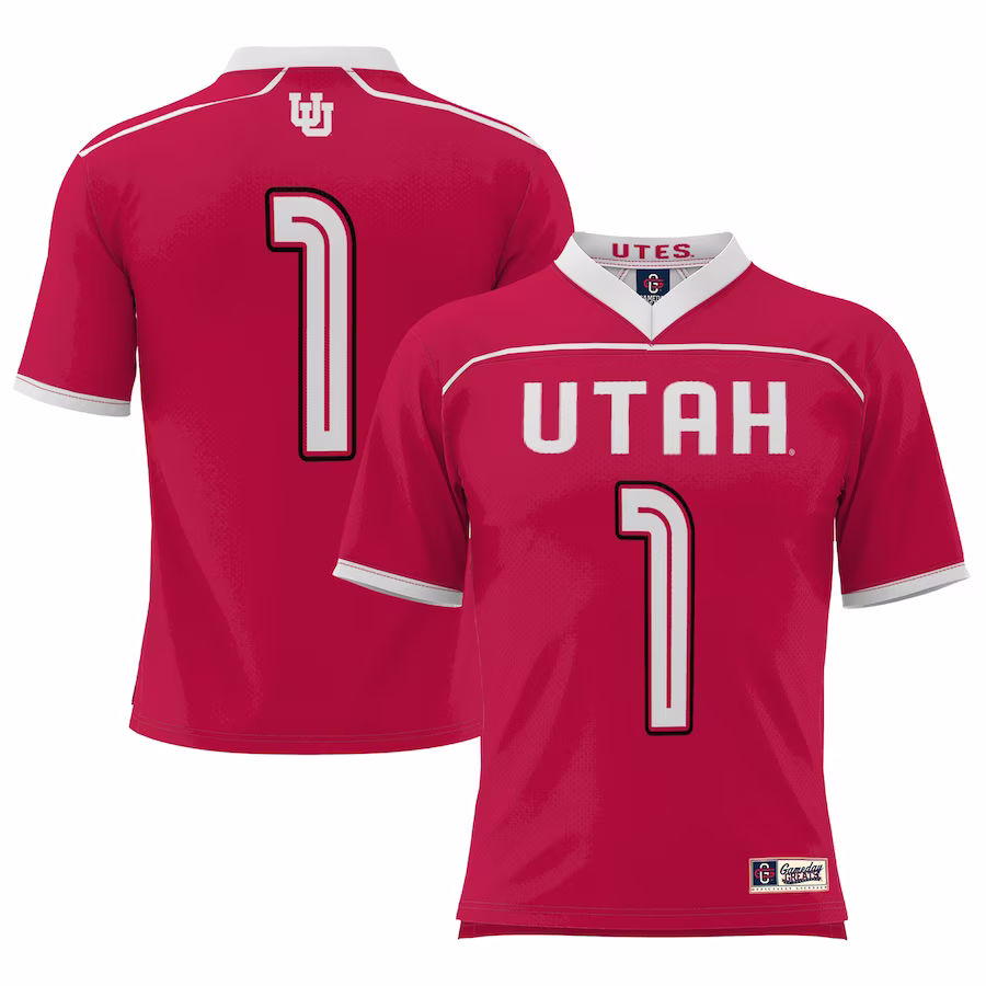 Utah Utes GameDay Greats #1 Lightweight Lacrosse Jersey - Red - Puhuasuan