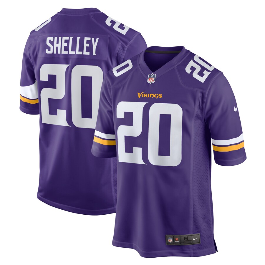 Men's Minnesota Vikings Duke Shelley Nike Purple Home Game Player Jersey - Puhuasuan