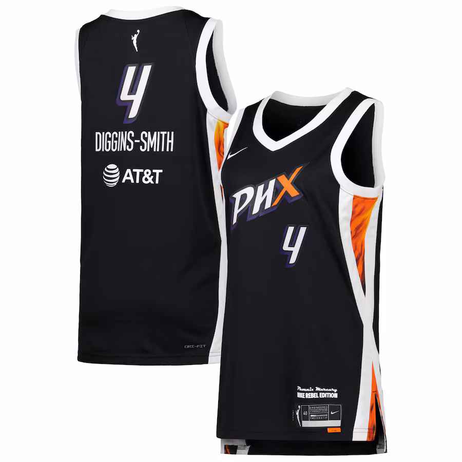 Women's Phoenix Mercury Skylar Diggins-Smith Nike Black 2021 Rebel Edition Victory Player Jersey - Puhuasuan