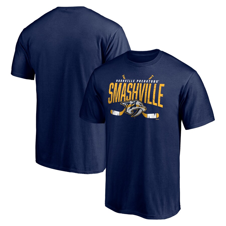 Men's Nashville Predators Navy Core Hometown T-Shirt - Puhuasuan
