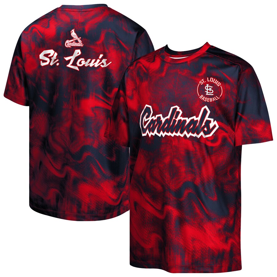 Youth St. Louis Cardinals Red/Navy Pinch Hitter T-Shirt - Puhuasuan