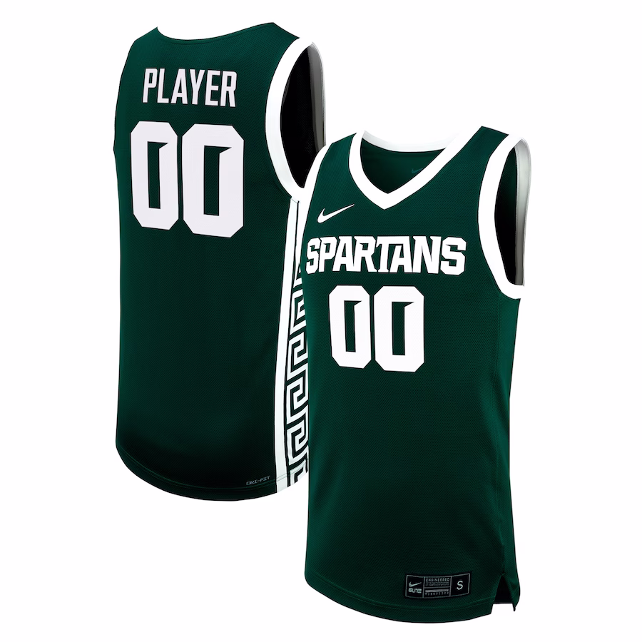 Michigan State Spartans Nike Unisex NIL Pick-A-Player Women's Basketball Jersey - Green - Puhuasuan