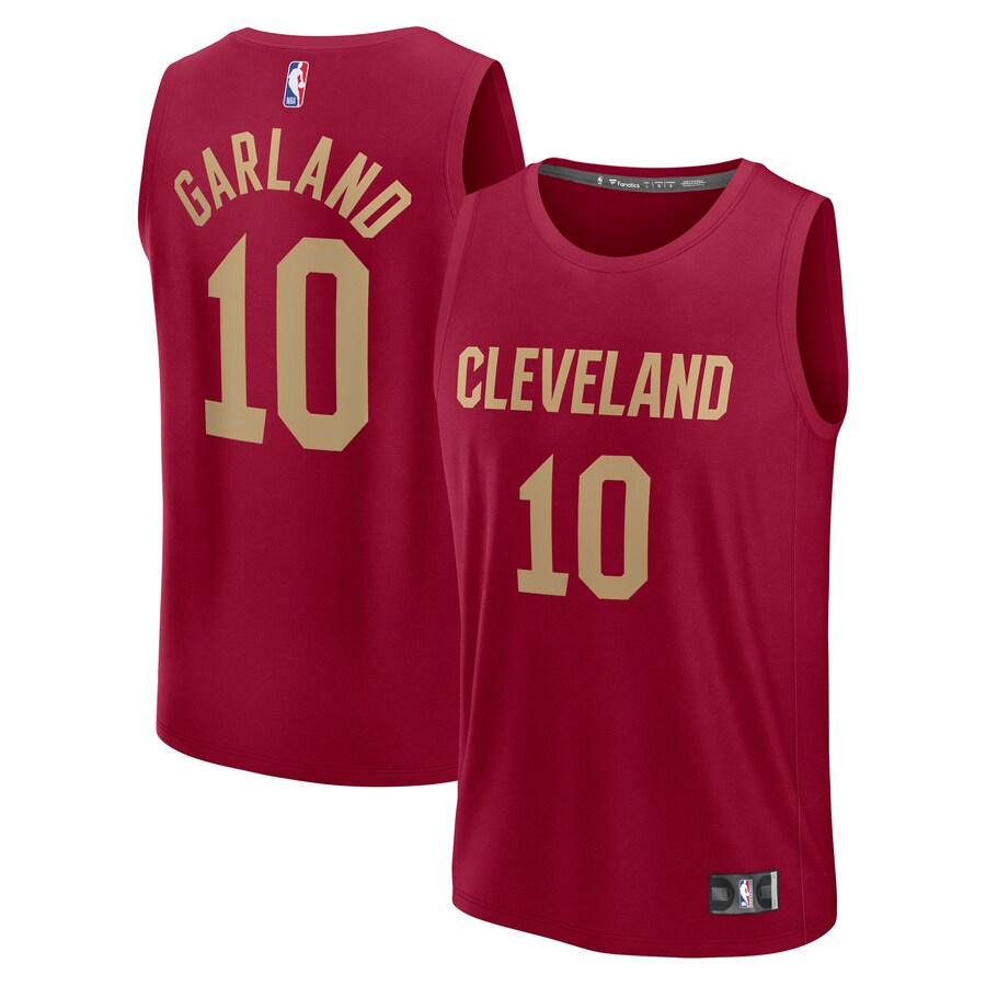 Youth Cleveland Cavaliers Darius Garland Fanatics Wine Fast Break Player Jersey - Icon Edition - Puhuasuan