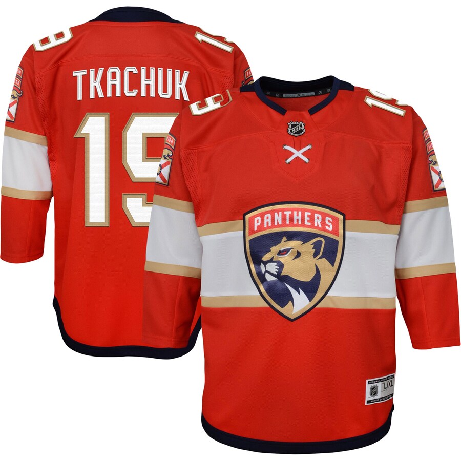 Youth Florida Panthers Matthew Tkachuk Red Home Premier Player Jersey - Puhuasuan