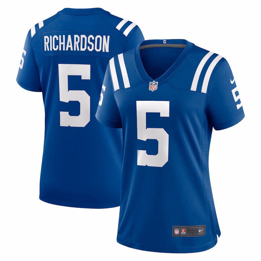 Women's Indianapolis Colts Anthony Richardson Sr. Nike Royal 2023 NFL Draft First Round Pick Team Game Jersey - Puhuasuan