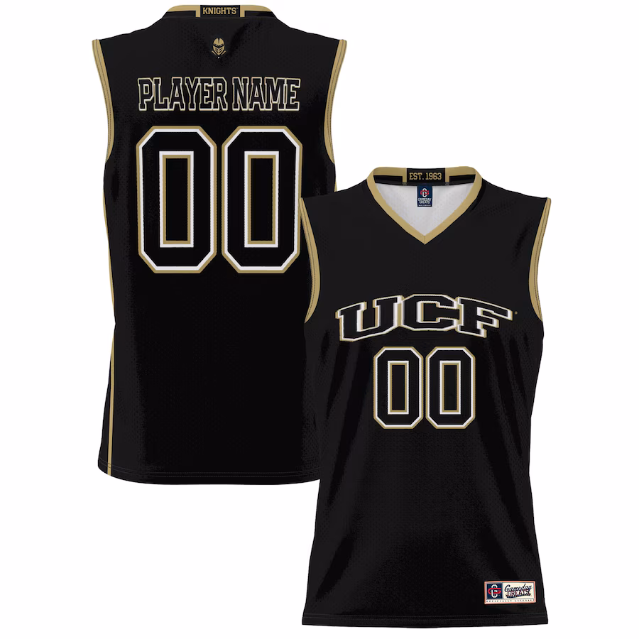 UCF Knights GameDay Greats Unisex NIL Pick-A-Player Lightweight Basketball Jersey - Black - Puhuasuan