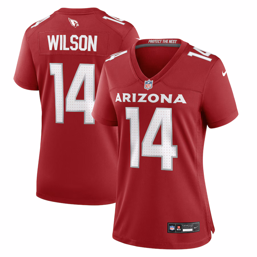 Women's Arizona Cardinals Michael Wilson Nike  Cardinal Team Game Jersey - Puhuasuan