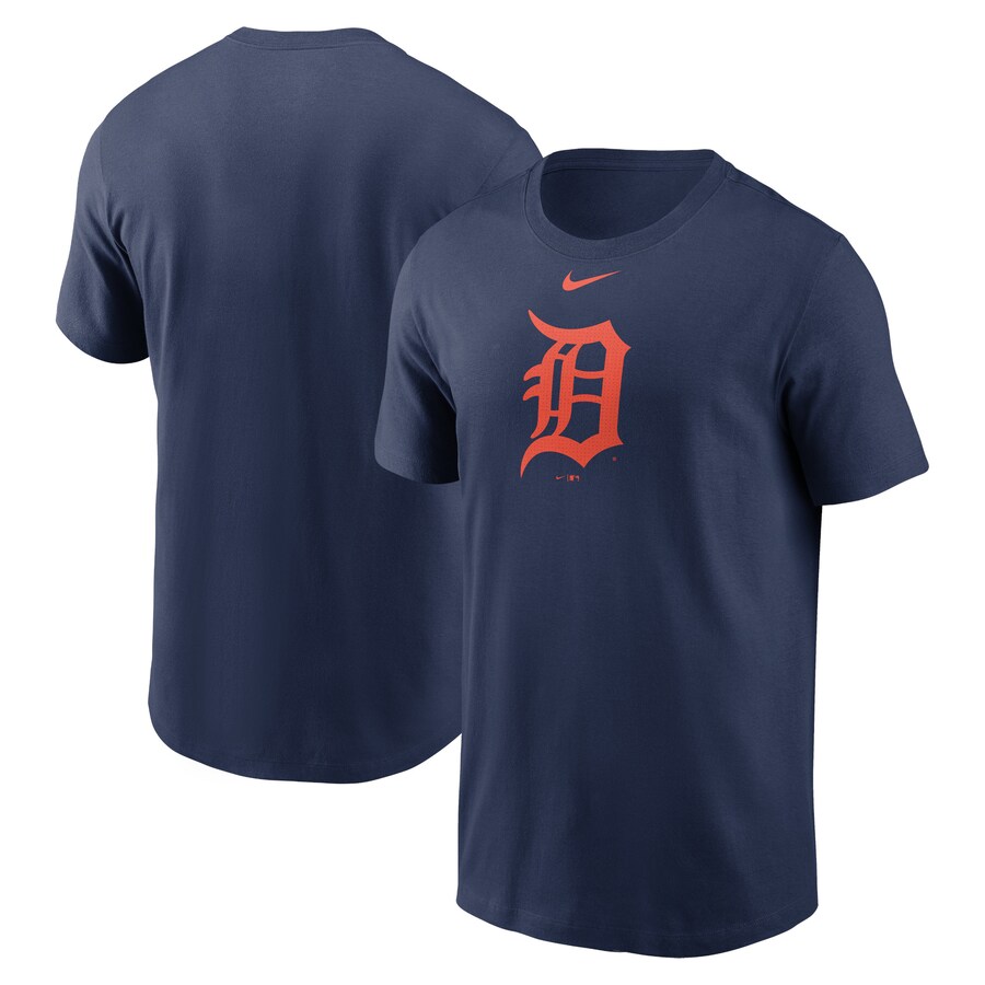 Men's Detroit Tigers Nike Navy Fuse Logo T-Shirt - Puhuasuan