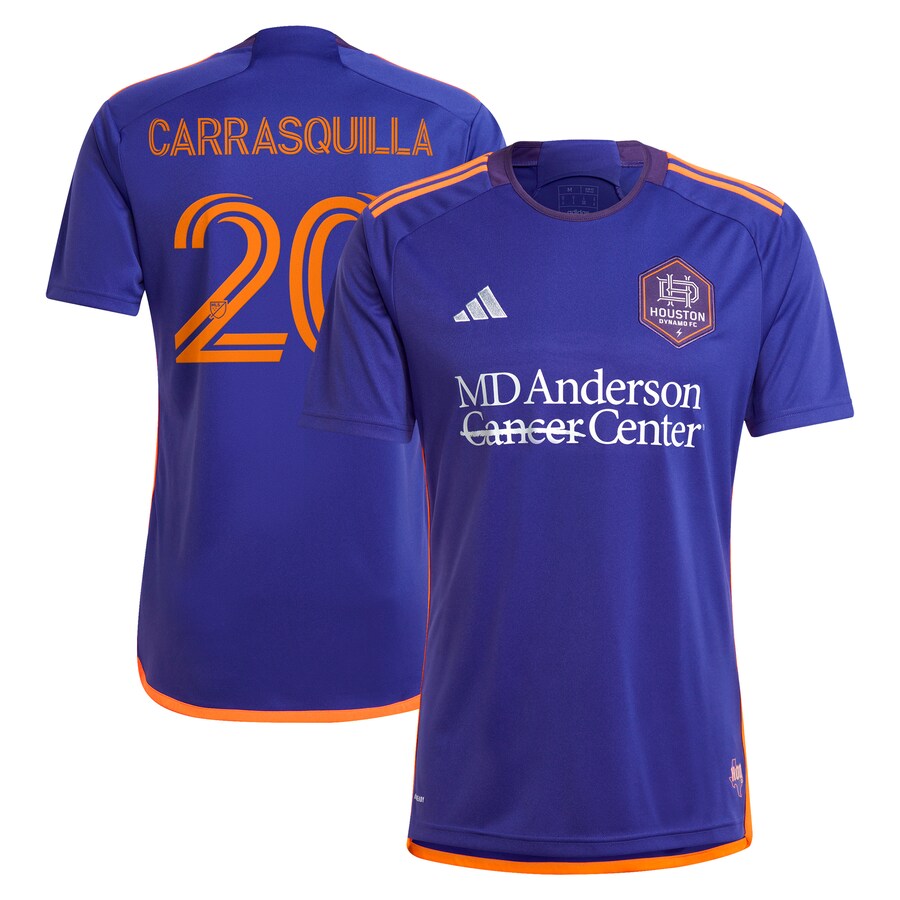 Men's Houston Dynamo FC Adalberto Carrasquilla adidas Purple 2024 Still Holdin' Replica Player Jersey - Puhuasuan