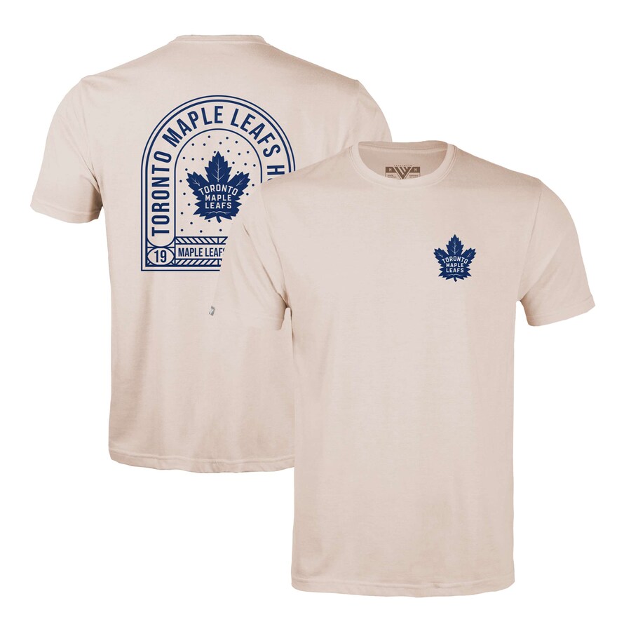 Men's Toronto Maple Leafs Levelwear Khaki Richmond Stained Glass T-Shirt - Puhuasuan