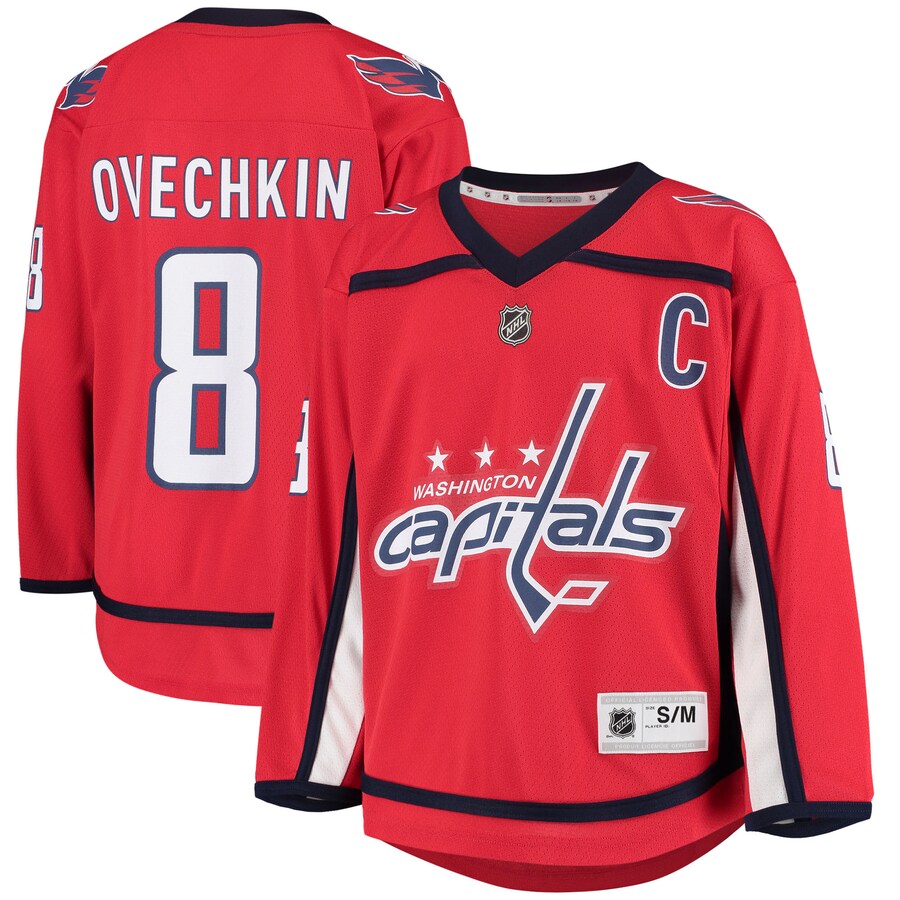 Youth Washington Capitals Alexander Ovechkin Red Home Replica Player Jersey - Puhuasuan