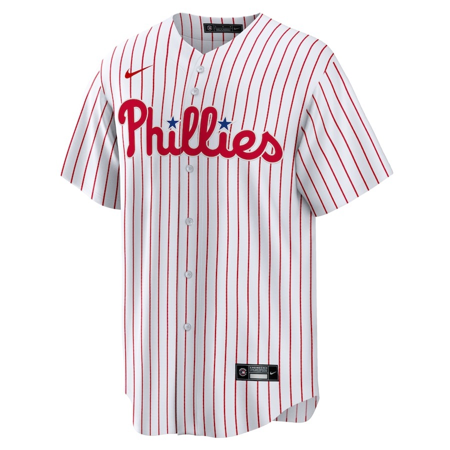 Men's Philadelphia Phillies Bryce Harper Nike White Home Replica Player Name Jersey - Puhuasuan