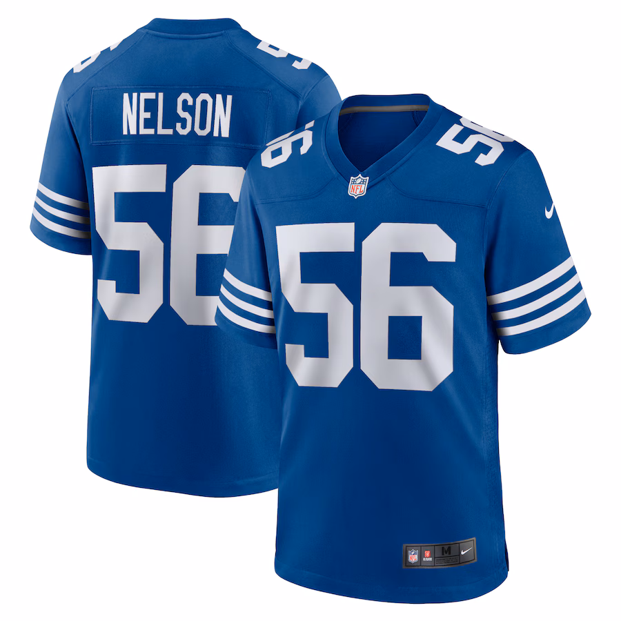 Men's Indianapolis Colts Quenton Nelson Nike Royal Alternate Game Jersey - Puhuasuan