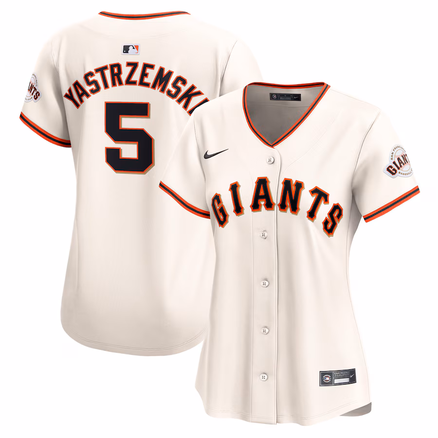 Women's San Francisco Giants Mike Yastrzemski Nike Cream Home Limited Player Jersey - Puhuasuan