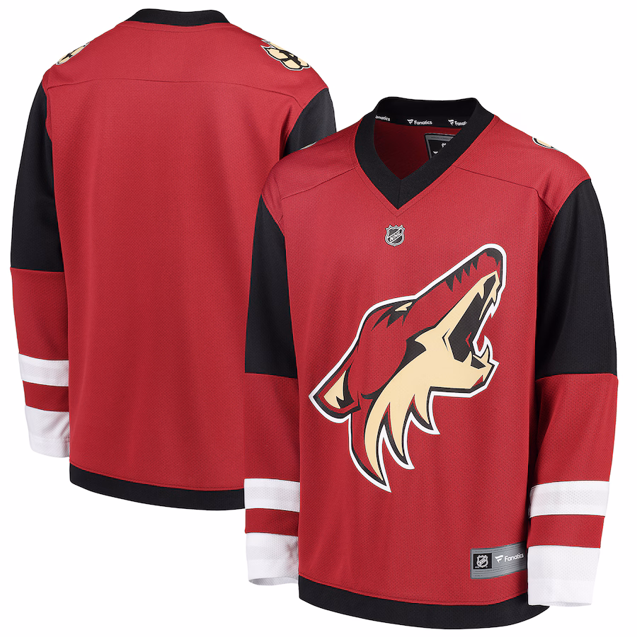 Youth Arizona Coyotes Fanatics Red Home Replica Blank Jersey - Puhuasuan