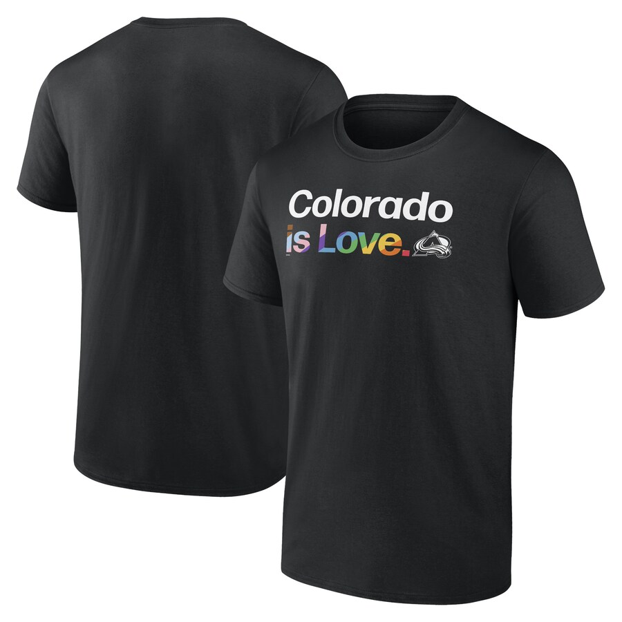 Men's Colorado Avalanche Black City Pride T-Shirt - Puhuasuan