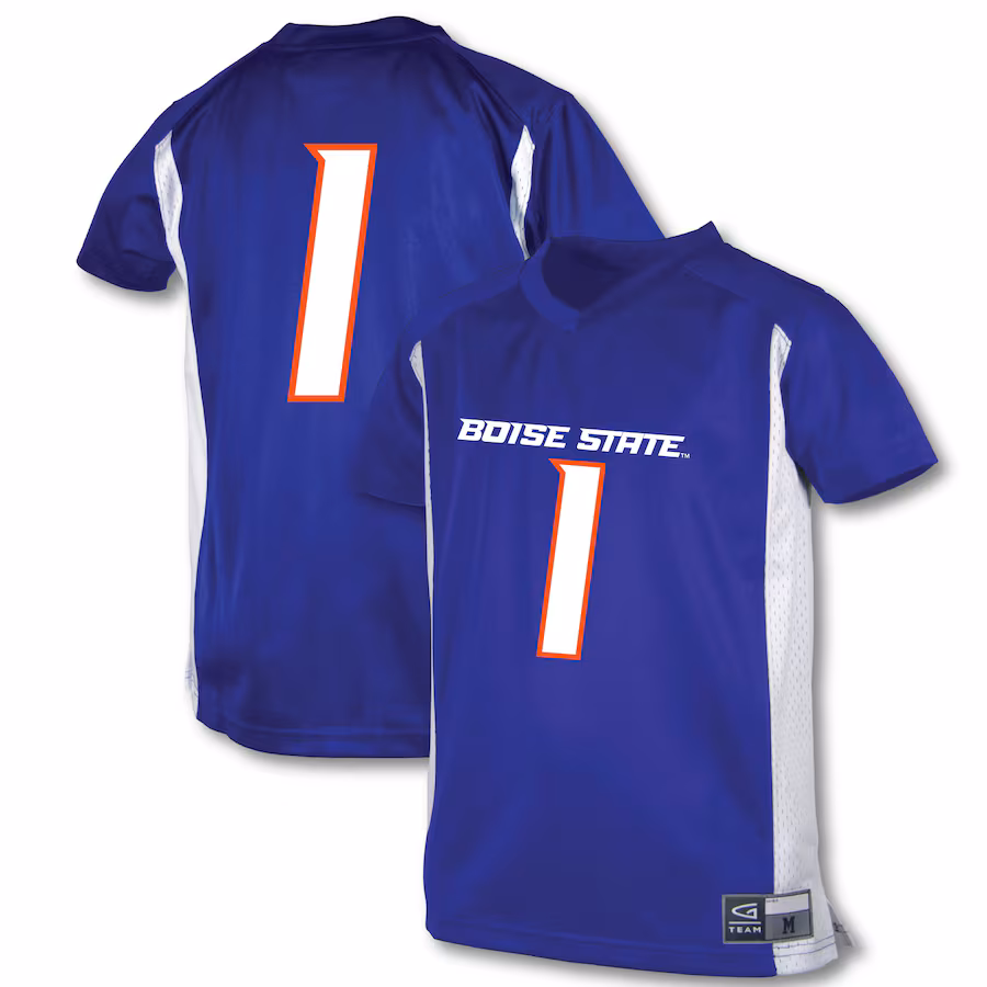 Youth Garb #1 Royal Boise State Broncos Football Jersey - Puhuasuan