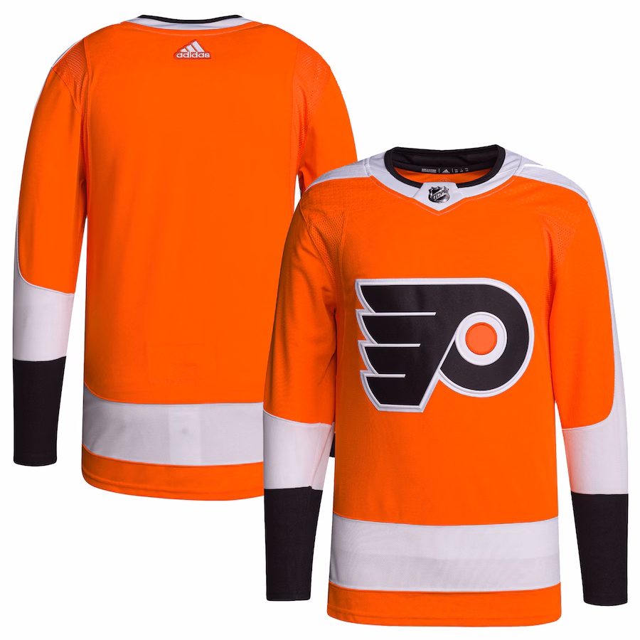 Men's Philadelphia Flyers adidas Orange Home Primegreen Authentic Blank Jersey - Puhuasuan
