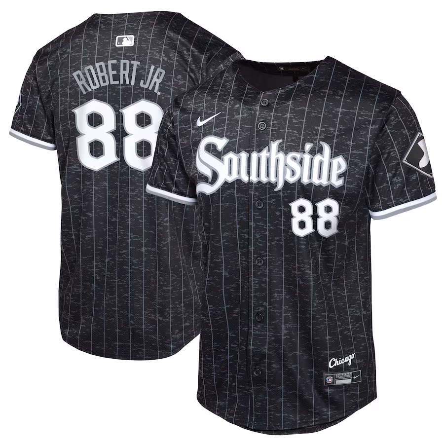 Youth Chicago White Sox Luis Robert Jr. Nike Black City Connect Limited Player Jersey - Puhuasuan
