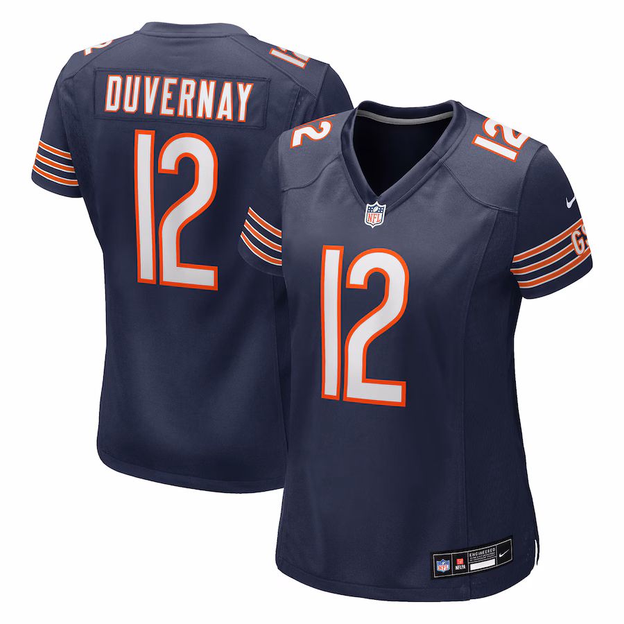 Women's Chicago Bears Devin Duvernay Nike Navy Team Game Jersey - Puhuasuan