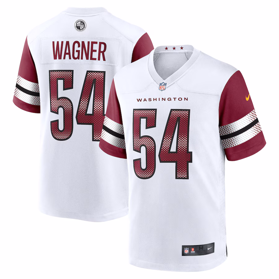 Men's Washington Commanders Bobby Wagner Nike White Game Jersey - Puhuasuan
