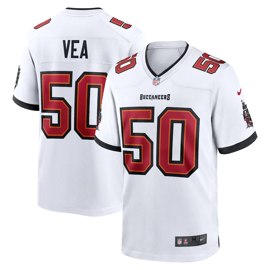 Men's Tampa Bay Buccaneers Vita Vea Nike  White White Game Jersey - Puhuasuan