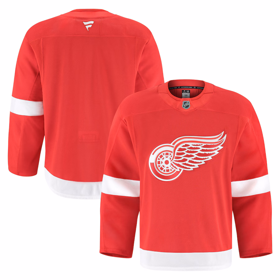 Men's Detroit Red Wings Fanatics Red Home Authentic Pro Jersey - Puhuasuan