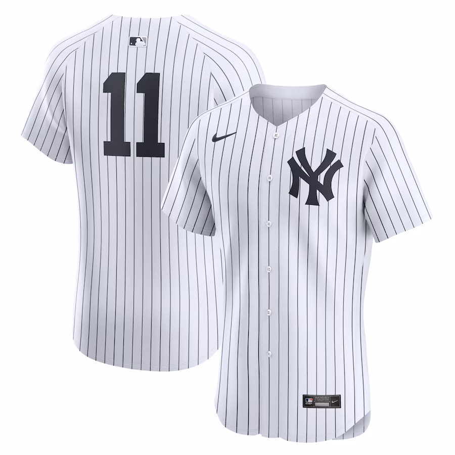Men's New York Yankees Anthony Volpe Nike White Home Elite Jersey - Puhuasuan