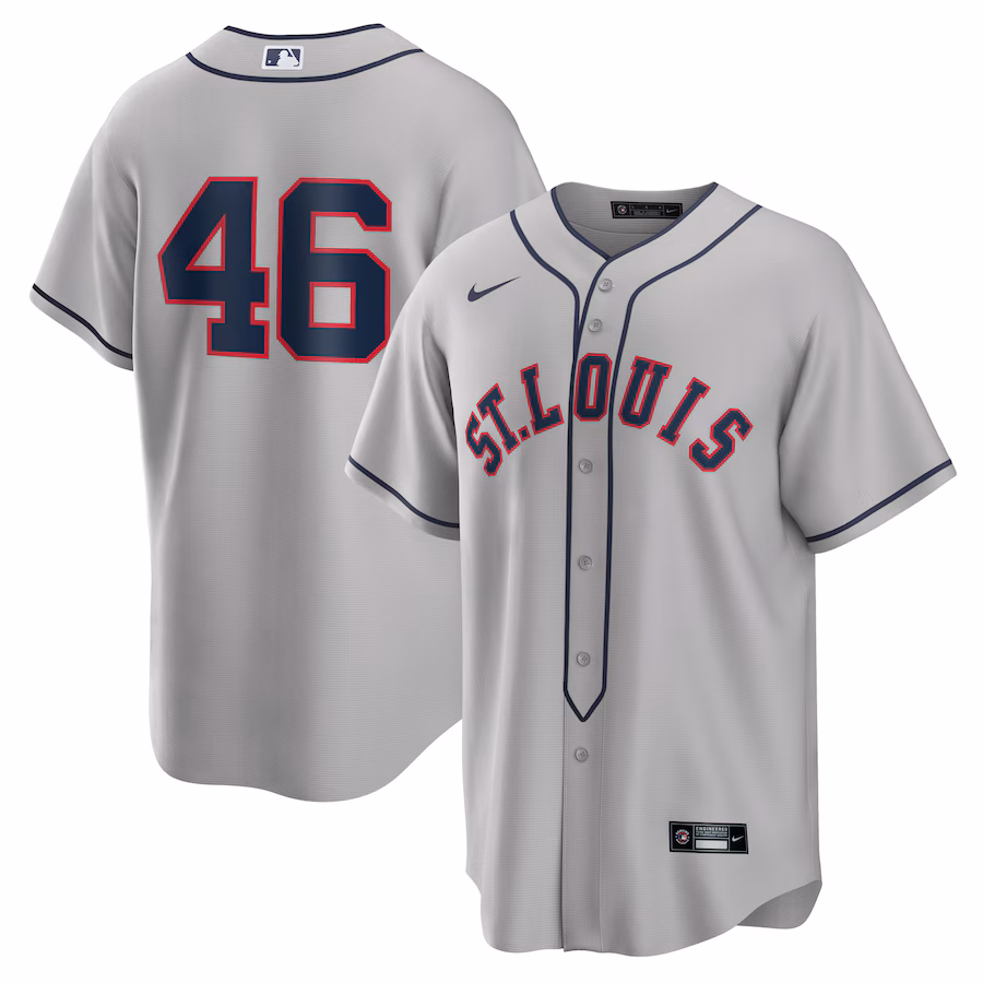 Men's St. Louis Cardinals Paul Goldschmidt Nike Gray 2024 Rickwood Classic Replica Player Jersey - Puhuasuan