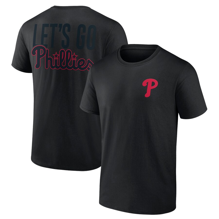 Men's Philadelphia Phillies Black In It To Win It T-Shirt - Puhuasuan