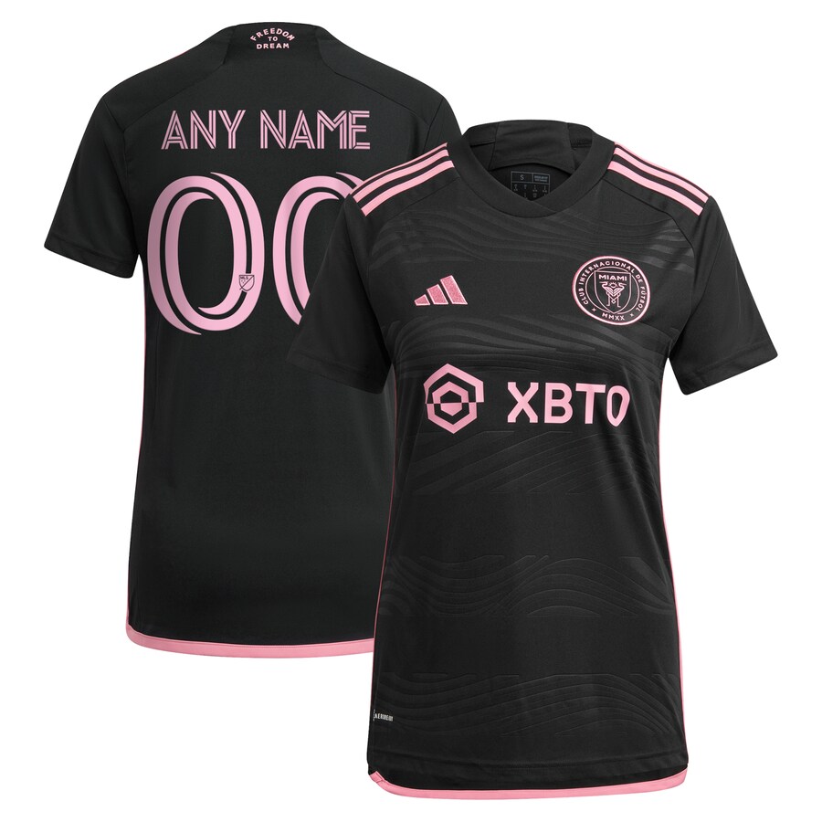 Women's Inter Miami CF adidas Black 2023 La Noche Replica Custom Jersey - Puhuasuan
