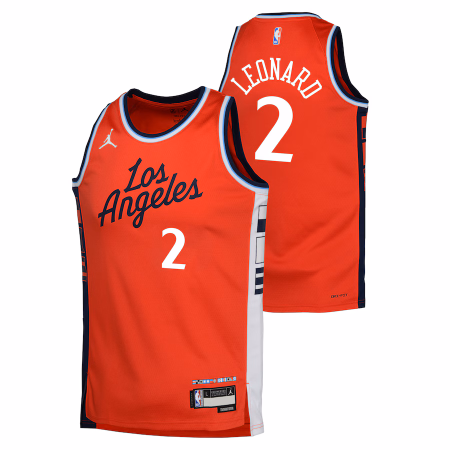 Youth LA Clippers Kawhi Leonard Jordan Brand Red Swingman Jersey - Statement Edition - Puhuasuan