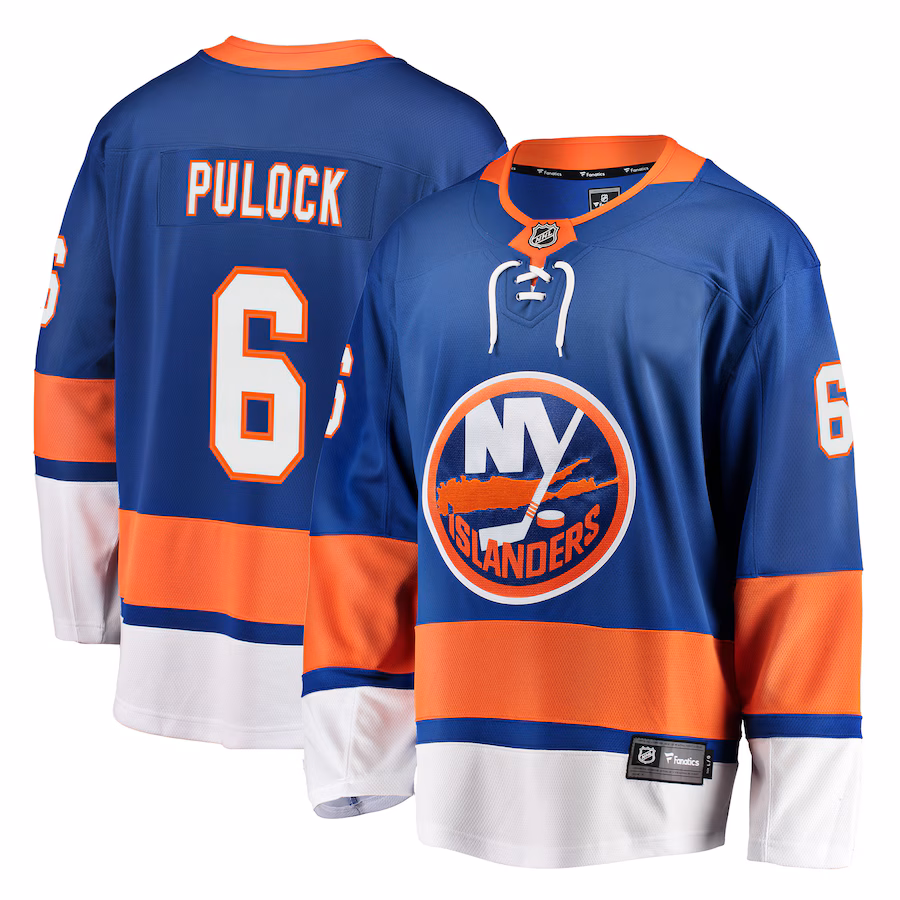 Men's New York Islanders Ryan Pulock Fanatics Royal Breakaway Player Jersey - Puhuasuan
