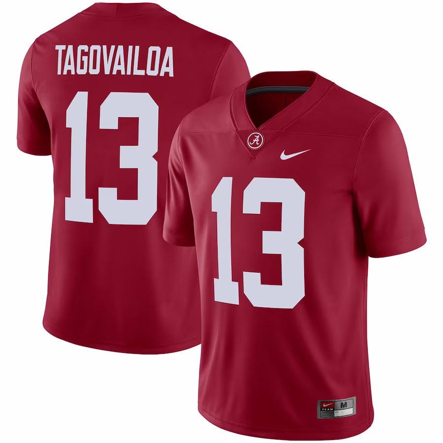 Tua Tagovailoa Alabama Crimson Tide Nike Alumni Player Jersey - Crimson - Puhuasuan